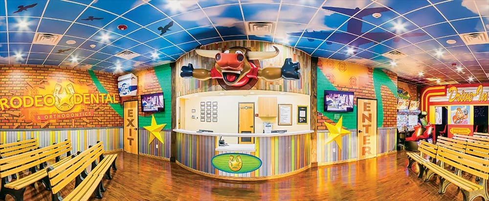 Rodeo Dental & Orthodontics of Harlingen office lobby