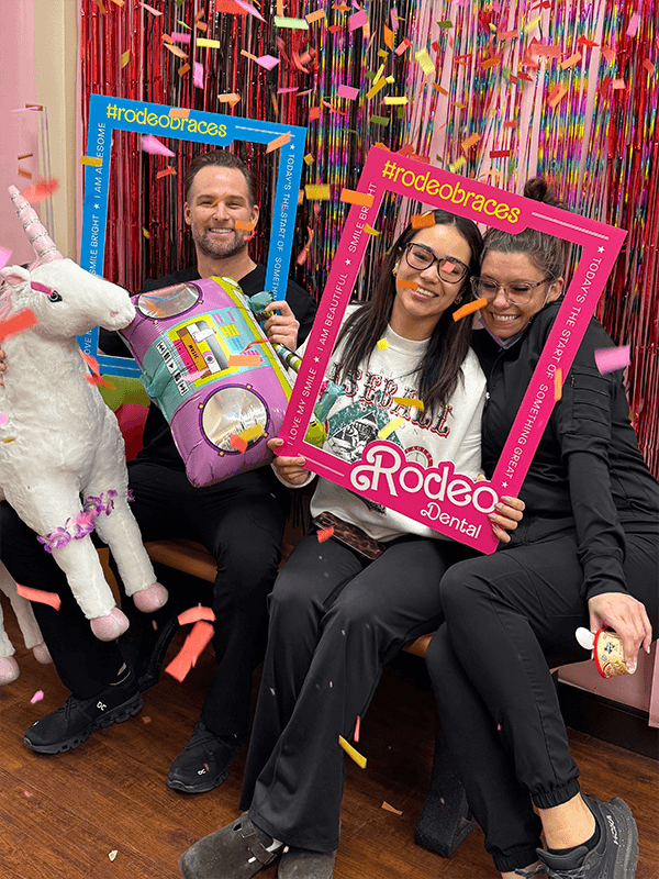 Family at Rodeo Dental orthodontics consultation