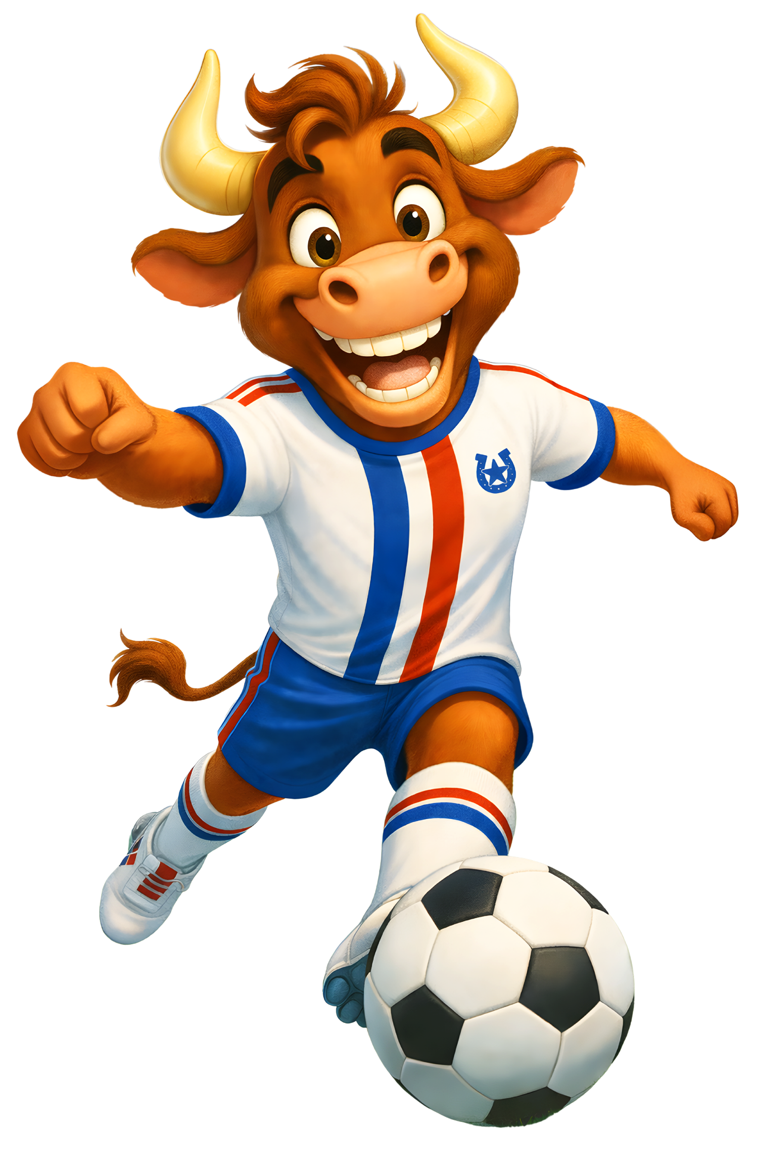 MooMoo in soccer kit
